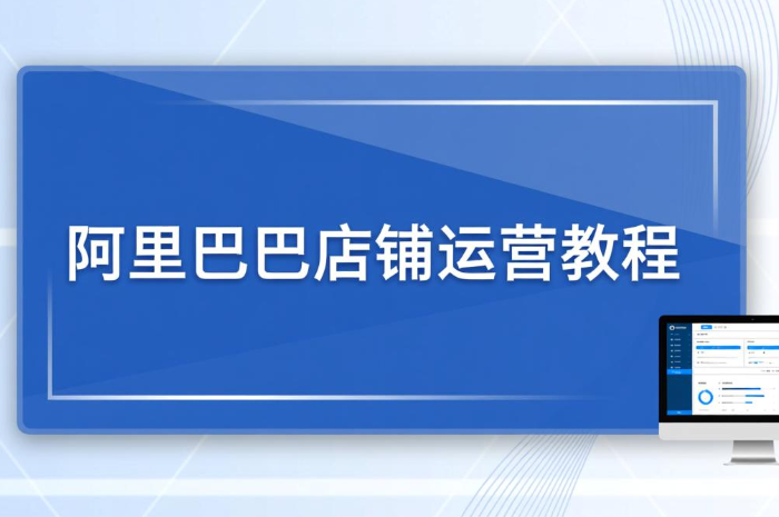 新手阿里巴巴店铺运营教程 小白1688店铺入门级培训（共12节课）